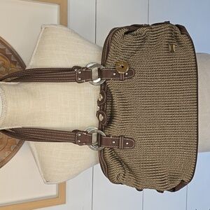 The Sak Crochet Double Strap Shoulder Bag